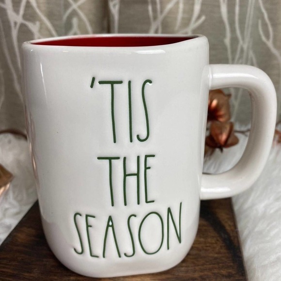 Rae Dunn FARMHOUSE HOME DECOR CERAMIC TIS SEASON CHRISTMAS KITCHEN XMAS HOLIDAY - Picture 2 of 6